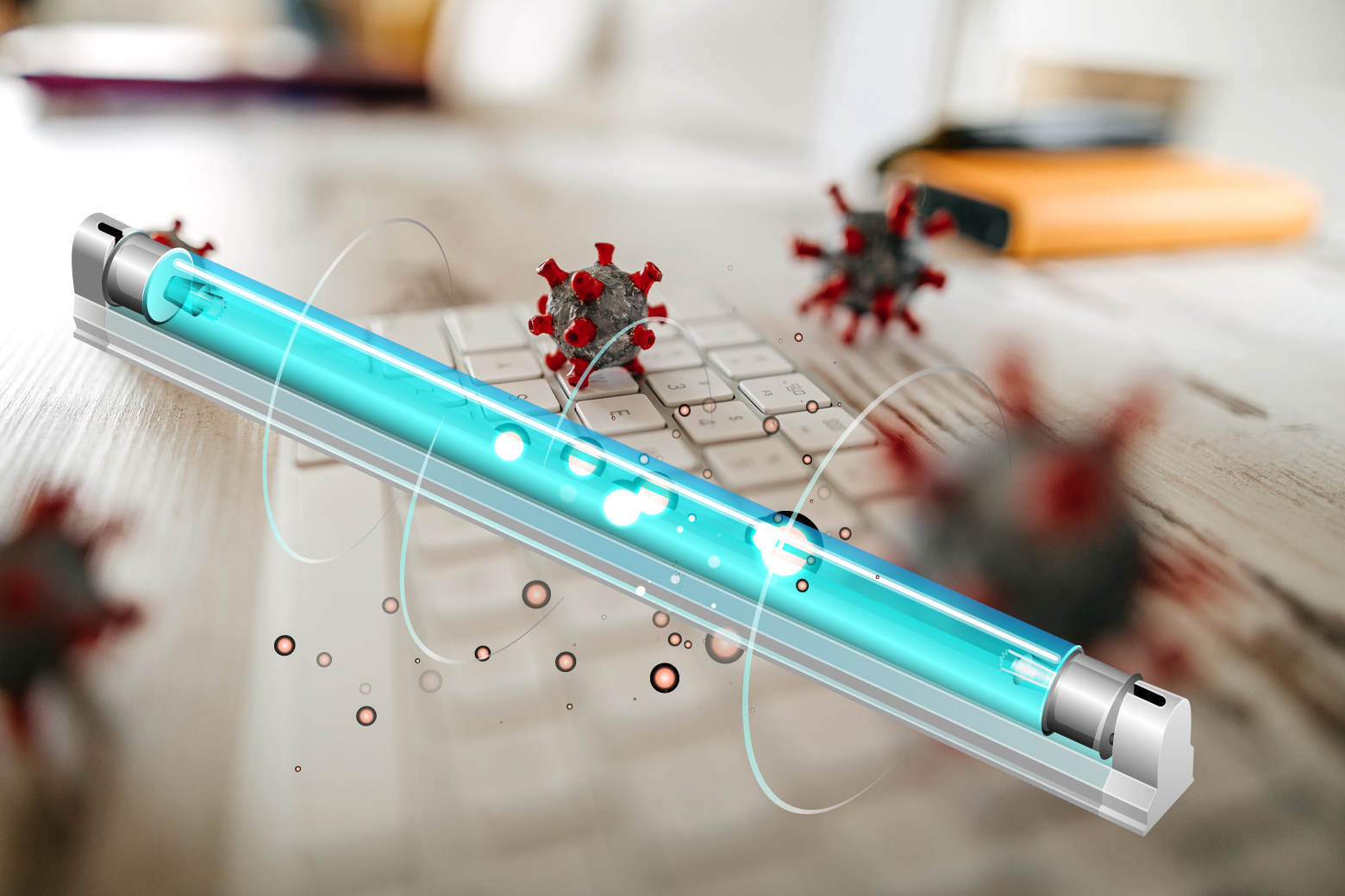 Energy saving UV germicidal lamp